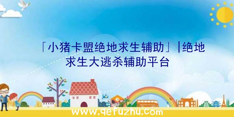 「小猪卡盟绝地求生辅助」|绝地求生大逃杀辅助平台